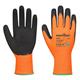 Portwest Hi Vis Grip Glove Latex M Orange/Blk (Pack of 12)