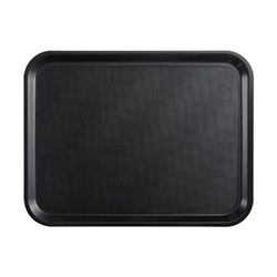 Cambro Mykonos Tray Black Non-Slip Surface 330x430mm