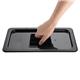 Vogue Polycarbonate 1/3 Gastronorm Lid Black