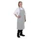 Whites Butchers Stripe Bib Apron Grey/White