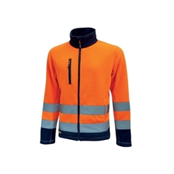 U Power Boing High Visibility Fleece Jacket Orange 4XL