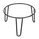 Olympia Non-Slip Riser Round Black Wire 210x120mm