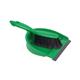 Janit-X Value Colour Coded Dustpan and Brush Set Green - PACK (24)