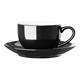 Olympia Cafe Coffee Cup Black - 230ml 8fl oz (12 pack)