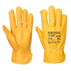 Portwest Classic Driver Glove L Tan (Pack of 12)