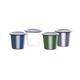 Olympia Enamel Sauce Cup White and Blue (Pack of 6)