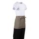 Whites Short Bistro Apron Tan