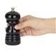 Olympia Salt Or Pepper Grinder Black Hevea Wood 125mm