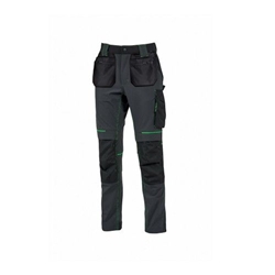 U Power Atom Fly Trousers Asphalt Grey/Green XL [Regular Leg]