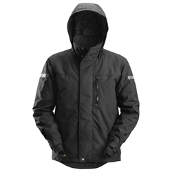 Snickers 1102 Allroundwork Waterproof 37.5 Insulated Jacket Black Large