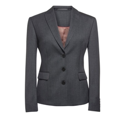 Brook Taverner Performance Ritz Ladies Tailored Fit Jacket Mid Grey UK 18 Regular 2227G