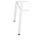 Bolero Cantina High Stools with Wooden Seat Pad White (4 pack)