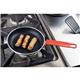 Hygiplas Aluminium Non-stick Teflon Platinum Plus Frying Pan with Red Handle 20cm