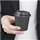 Fiesta Recyclable Hot Cups Single Wall Black 6oz (50 Pack)