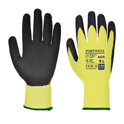 Portwest Vis-Tex Cut Resistant Glove PU XL Yellow/Blk (Pack of 12)