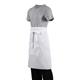 Whites Bistro Apron Polycotton White with Pocket 1000x700mm