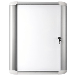 Bi-Office Mastervision Outdoor Lockable Board; Magnetic Lacquered Steel Surface; Aluminium Frame; 67x93.1cm (9xA4)