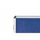 Bi-Office Enclore Display Case; Blue Felt Surface; 2 Lockable Acrylic Doors; Aluminium Frame; 1530x1230mm - 28x A4