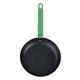 Hygiplas Aluminium Non-Stick Teflon Platinum Plus Frying Pan with Green Handle 24cm