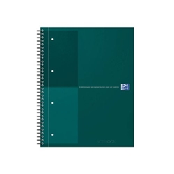 Oxford Hardback Wirebound Notebook 160 Pages Special Edition A4+ Green 400194460-S