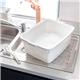 Addis Plastic WHITE Butler Large Rectangular Bowl 12.5 Litre