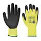Portwest Vis-Tex Cut Resistant Glove PU XL Yellow/Blk (Pack of 12)