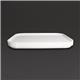 Olympia Kristallon Polypropylene Fast Food Tray White Large 450mm