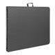 Bolero Rattan Rectangular Centre Folding Table Black 6ft