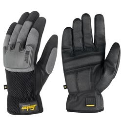 Snickers 9585 Power Core Gloves Black/Stone Grey Size 9/ Large 