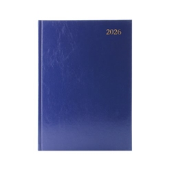 5 Star Desk Diary Day Per Page Appointment A4 Blue 2026 KFA41ABU26