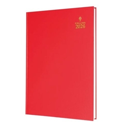 Collins 35 Desk Diary A5 Week to View 2026 Red 35.15-26 - 823311
