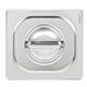 Vogue Heavy Duty Stainless Steel 1/6 Gastronorm Tray Lid