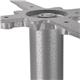Bolero Cast Iron Table Base Grey