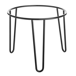 Olympia Non-Slip Riser Round Black Wire 210x180mm