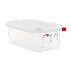 Araven Polypropylene 1/4 Gastronorm Food Containers 2.8Ltr (4 pack)