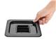 Vogue Polycarbonate 1/6 Gastronorm Lid Black