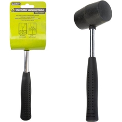 Summit 12oz Rubber Mallet Hammer Camping Building Windbreaks Paving Tiling DIY