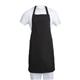 Whites Bib Apron Polycotton Black