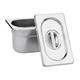 Vogue Stainless Steel 1/4 Gastronorm Lid