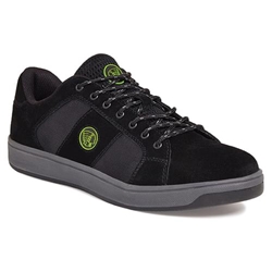 Apache Kick S1P SRA Suede Cup Sole Safety Trainer Black [Size UK 12/ EU 47]