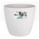 Elho Brussels Large Round INDOOR Pot Wheeled 40cm WHITE