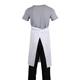 Whites Bistro Apron Polycotton White with Pocket 1000x700mm
