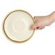Olympia Kiln Cappuccino Saucer Sandstone 160mm (6 Pack)