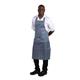 Whites Water Resistant Bib Apron Blue and White