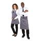 Whites V Neck Service Apron Charcoal