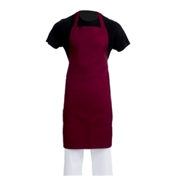 Whites Bib Apron Burgundy