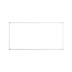 Bi-Office Maya Whiteboard; 240x120cm; Dry-Wipe Magnetic Ceramic Surface; Aluminium Frame