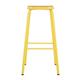 Bolero Cantina High Stools with Wooden Seat Pad Yellow (4 pack)