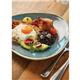 Olympia Kiln Triangular Plate Ocean 280mm (4 Pack)