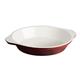 Vogue Red Round Cast Iron Gratin Dish 400ml